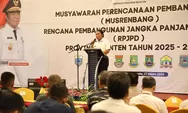 Rencana Pembangunan Jangka Panjang Banten Fokus Raih Indonesia Emas 2045