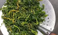 Cara  Membuat Nori KW dari Kangkung, Mudah dan Simpel Cocok Dijadikan Cemilan, Begini Langkahnya