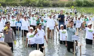 Wapres Gibran dan Gubernur Andra Soni Tanam Mangrove di Pesisir Mauk Kabupaten Tangerang