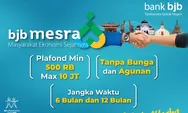 bjb Mesra, Pinjaman Tanpa Bunga, Tanpa Agunan, dan Bebas Biaya Provisi