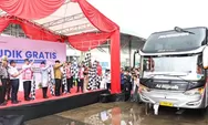 Menhub Dudy Ikut Ramaikan Pelepasan Mudik Gratis Kemenhub