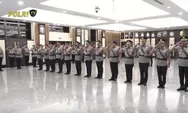 Upacara Kenaikan Pangkat Kepala BNN dan 44 Perwira Tinggi Dipimpin Langsung Oleh Kapolri