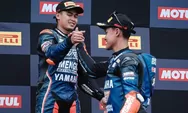 Dua Pebalap Indonesia Ukir Sejarah, Naik Podium World SuperSport 300 Perancis