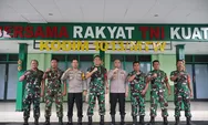Perkuat Sinergitas, Dandim 1013/MTW Terima Kunjungan Kapolres Barito Utara