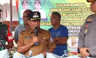 Bupati Mura Heriyus Tinjau Operasi Pasar Murah