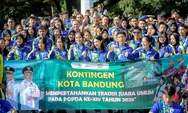 Tatap Gelar Juara Umum POPDA XIV Jabar 2025, Kota Bandung Lepas Kontingen Berisi 298 Atlet