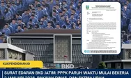 Surat Edaran BKD Jatim: PPPK Paruh Waktu mulai bekerja 2 januari 2026, Pakaian Dinas, dan Skema Upah