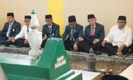 HAB Ke 80 Kemenag, Rektor dan Sivitas Akademika UIN Datokarama Palu Ziarah Makam Datokarama dan Guru Tua