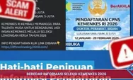Ramai Info Seleksi Kemenkes 2026 di Medsos, Kepala BKN Prof. Zudan Tegaskan Hoaks: Rekrutmen ASN Hanya Lewat SSCASN Resmi