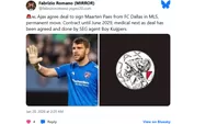 Ajax Sepakat Rekrut Maarten Paes dari FC Dallas, Kiper Timnas Indonesia ke Eredivisie