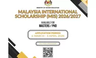 Peluang Studi Pascasarjana di Negeri Jiran! Pendaftaran Beasiswa Malaysia International Scholarship Resmi Dibuka Sampai dengan 3 April 2026!