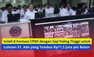 Inilah 8 Formasi CPNS dengan Gaji Paling Tinggi untuk Lulusan S1, Ada yang Tembus Rp11,5 Juta per Bulan