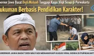 Viral Aksi Siswa di Purwakarta, Dedi Mulyadi Tolak Skorsing: “Hukuman Harus Membentuk Karakter!