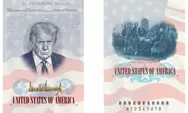 Paspor AS Edisi Khusus Tampilkan Wajah dan Tanda Tangan Donald Trump untuk Peringatan 250 Tahun