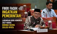 Deadline 1 Januari 2027: DPR Desak Solusi Penghapusan Guru Honorer, Potensi Krisis 17.000 Pengajar di Depan Mata!