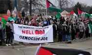 Demo Bela Palestina Menggema di Kampus-Kampus Amerika Serikat, Joe Biden: Tidak Ada Tempat di Amerika untuk Anti-Semitisme