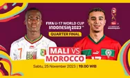 Link Live Streaming Perempat Final Mali Vs Maroko di Piala Dunia U17 2023