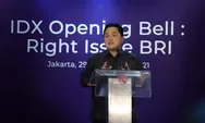 Saham BBRI Meningkat 61,5 Kali Lipat Sejak IPO, Erick Thohir: Buktikan BUMN Dapat Seimbangkan Bisnis dan Dorong Ekonomi Rakyat