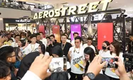 Dukung Produk Lokal, Gibran dan Selvi Beraksi Jadi Kasir di Event Pameran Aerostreet Solo