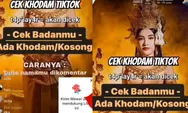 Fenomena 'Cek Khodam' : Hiburan warganet Mistis Yang Sedang Viral di TikTok Yang Kirim Combo Donat dan Nama