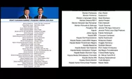 Beredar di Media X Draft Kabinet Prabowo-Gibran 2024-2029, Berikut Nama-nama Beserta Jabatannya?