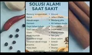 Solusi Alami Saat Sakit ala Dr. Zaidul Akbar: Tips Sehat dari Dapur Rumah