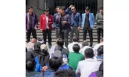 Teriakan Menggema di Gedung Sate, Mahasiswa Tantang Pemerintah Penuhi Aspirasi Rakyat