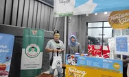 Santri Ganjar Borong Dagangan UMKM Aneka Minuman Coklat di Yogyakarta