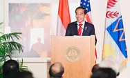 Jokowi bicara tentang dampak perubahan iklim saat kuliah umum di di Universitas Standford, San Francisco, AS