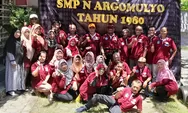 Alumni SMPN Argomulyo Angkatan 80 Gelar Reuni Galang Kebersamaan Peduli Almamater