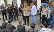 Geng motor nyaris tawuran di Kota Bandung, untung polisi segera datang, begini suasananya