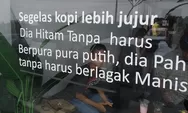 Mampir di resto yang satu ini, nikmati alam, disambut tulisan filosofi kehidupan