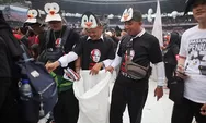 Usai Kampanye Akbar Ganjar-Mahfud, Alam Ganjar dan Pasukan Tim Penguin Bersih-bersih Sampah Plastik 
