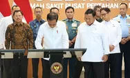 Prabowo Dampingi Jokowi Resmikan RS TNI Terbesar RI, RSPPN Panglima Besar Soedirman Memiliki Fasilitas 1.000 Bed dan 11 Ruang Operasi