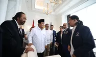 Prabowo Sebut Indonesia akan Jadi Negara Kuat, Syaratnya Elit Kerja Sama, Disampaikan Usai Bertemu Surya Paloh di Kantor DPP Nasdem 