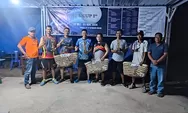 Pasangan Agus 03/Nur Juara Turnamen Tenis Meja Surya Cup 1 Rendeng Kulon Bantul