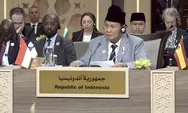 Prabowo Tegaskan Dukungan untuk Kemerdekaan Palestina Saat Bicara di KTT untuk Gaza 