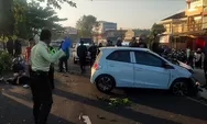 Masuk Jalur Cepat di Ring Road Utara Yogya Secara Tiba-Tiba, Pemotor Ditabrak Mobil, Ini Kondisinya