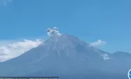 Gunung Semeru Erupsi Setinggi 700 Meter, Status Masih Waspada