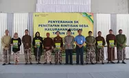 Bupati Bantul Serahkan Lima SK Penetapan Rintisan Kalurahan Budaya 2024