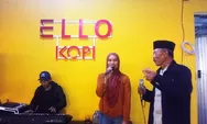 Live musik di lokasi kuliner, Tukiman duet dengan Tari nyanyikan lagu Madiun Ngawi. Ini cuplikan lirik lagunya
