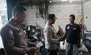 Kapolres Sukoharjo Terjun Langsung pada Operasi Zebra Candi 2024, Berikan Imbauan kepada Pemilik Bengkel Knalpot