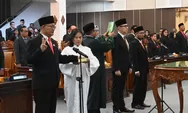 Pimpinan DPRD Kota Yogyakarta Periode 2024-2029 Dilantik, Wisnu Sabdono Putro Didampingi Sinarbiyat Nujanat dan Triyono Hari Kuncoro