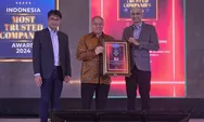 Penghargaan Indonesia Most Trusted Companies Award 2024 Jadi Kado 34 Tahun JNE