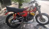  Anda suka Yamaha RX King, air brush foto di tangki jadi kebanggaan tersendiri ketika ngaspal di jalanan   
