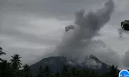 Gunung Ibu erupsi disertai suara gemuruh yang kuat