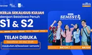 Lowongan kerja sekaligus kuliah S1 & S2 di ITS Surabaya serta berbagai kampus melalui Beasiswa SEMESTA yang kembali dibuka