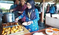 Syawalan 1446 H di lokasi kuliner Dapur Sawah Minggir, panitia biasa memilih menu prasmanan dengan harga terjangkau
