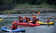 Menikmati Sensasi Mendayung Packrafting Sungai Opak di Desa Wisata Canden Bantul