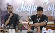 Mahasiswa Instiper Coffee Academy Meracik Kopi 5 Gunung di Panggung Jogja Food & Baverage Expo